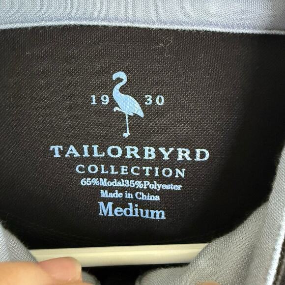 Tailorbyrd Classic Modal 1/4 Zip Black M Golf Athleisure Athletic Preppy Prep - Picture 4 of 9
